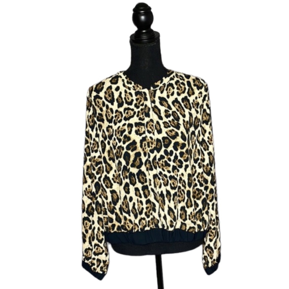 M by Marled Animal Print Blouse